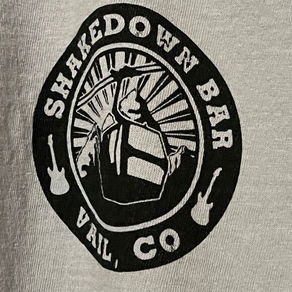 GOLDEN GOODS ONE MAN BAND SHAKEDOWN BAR VAIL COLORADO MENS SIZE MEDIUM - Picture 8 of 10
